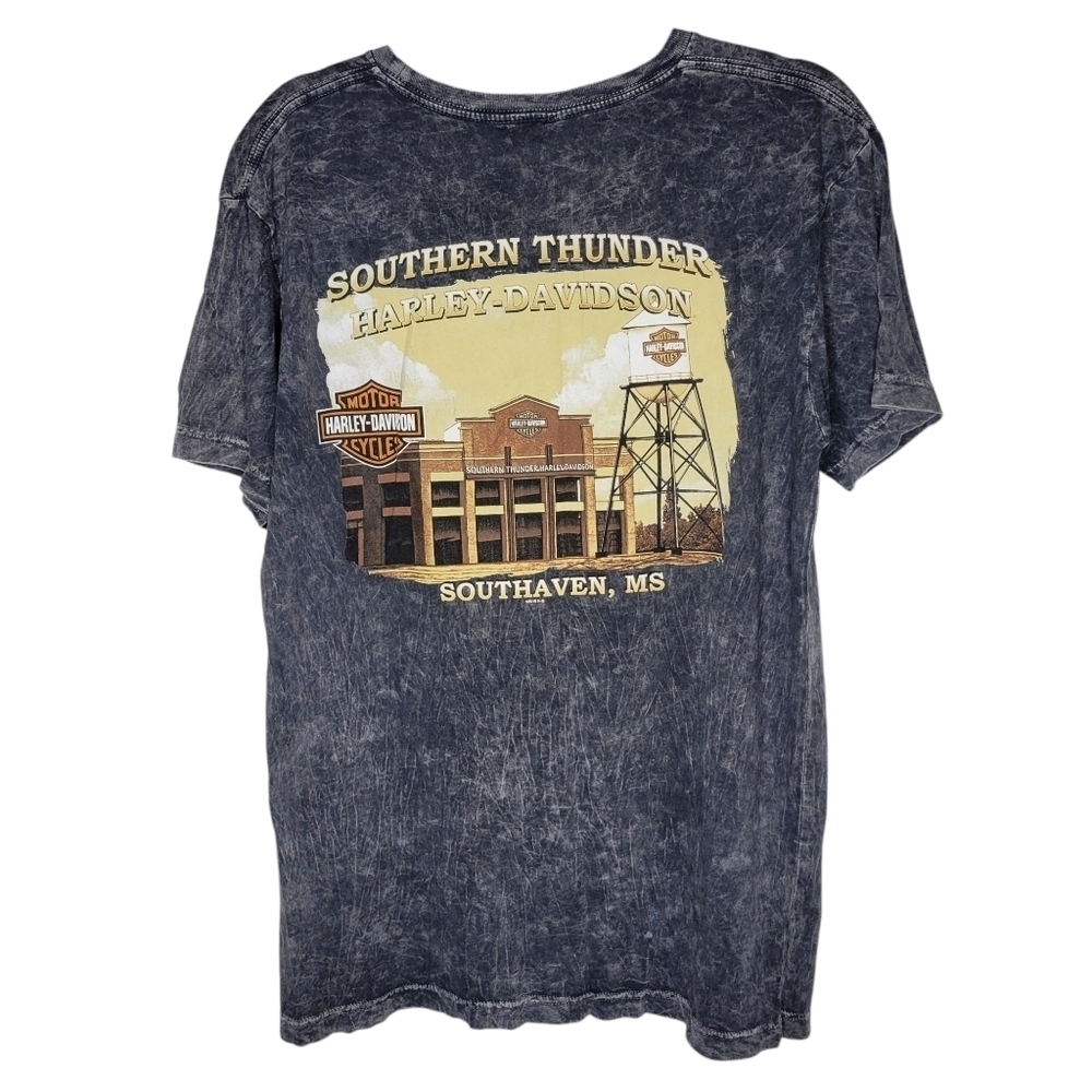 Harley-Davidson Motorcycles Southaven Missouri Graphic T-Shirt Size Large